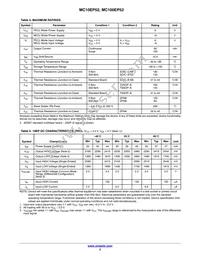 MC10EP52MNR4G Datasheet Page 3