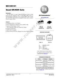 MC10H101PG Datasheet Cover