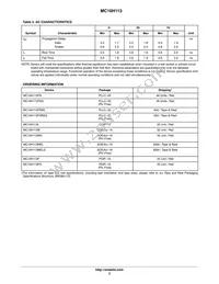 MC10H113PG Datasheet Page 3