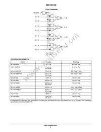 MC10H158PG Datasheet Page 3