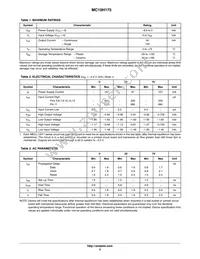 MC10H175PG Datasheet Page 2