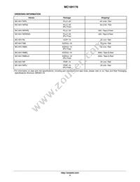 MC10H176PG Datasheet Page 4