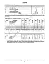 MC10H211PG Datasheet Page 2