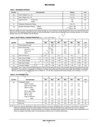 MC10H330PG Datasheet Page 2
