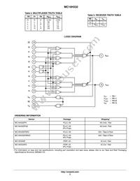 MC10H332PG Datasheet Page 3