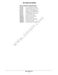 MC10H603FNR2G Datasheet Page 5