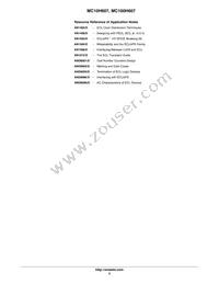 MC10H607FNG Datasheet Page 5