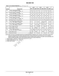 MC10SX1189DR2G Datasheet Page 3
