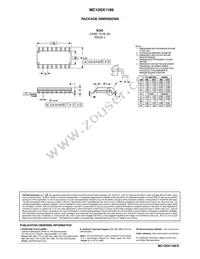 MC10SX1189DR2G Datasheet Page 5