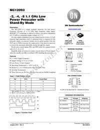 MC12093DR2G Datasheet Cover