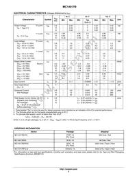 MC14017BFELG Datasheet Page 3