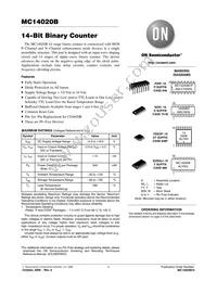 MC14020BCPG Datasheet Cover