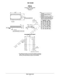 MC14040BFELG Datasheet Page 7