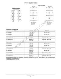 MC14049BFELG Datasheet Page 2