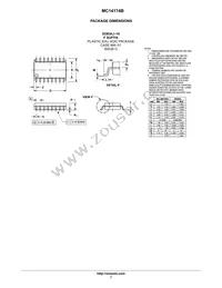 MC14174BDR2 Datasheet Page 7