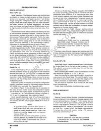 MC14489BP Datasheet Page 6