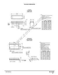 MC14489BP Datasheet Page 21