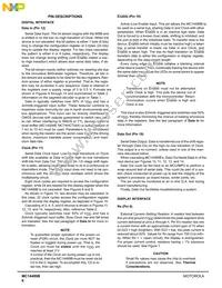 MC14489BPE Datasheet Page 6