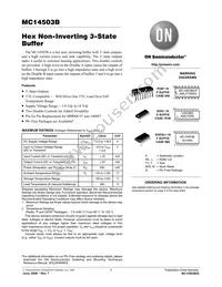 MC14503BFELG Datasheet Cover
