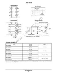 MC14503BFELG Datasheet Page 2