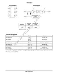 MC14504BFELG Datasheet Page 2