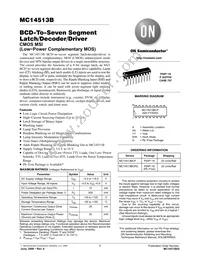 MC14513BCPG Datasheet Cover