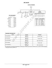 MC14521BFELG Datasheet Page 2