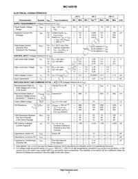 MC14551BF Datasheet Page 3