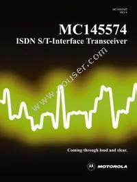 MC145574APB Datasheet Cover