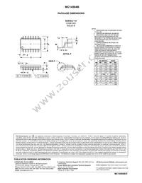 MC14584BFELG Datasheet Page 7