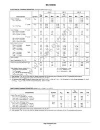 MC14585BFELG Datasheet Page 3