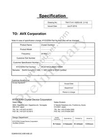 MC2016K24.0000C16ESH Datasheet Cover