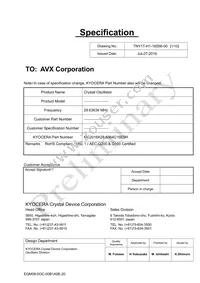 MC2016K28.6364C16ESH Datasheet Cover