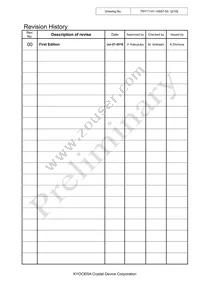 MC2016K30.0000C16ESH Datasheet Page 2