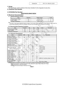 MC2016K30.0000C16ESH Datasheet Page 3