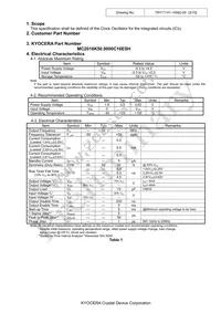 MC2016K50.0000C16ESH Datasheet Page 3