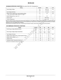 MC26LS30DR2G Datasheet Page 2