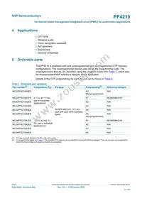 MC32PF4210A0ES Datasheet Page 3