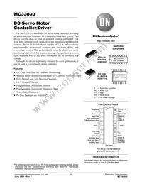 MC33030DWR2G Datasheet Cover