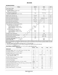 MC33030DWR2G Datasheet Page 3