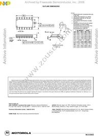MC33388D Datasheet Page 14