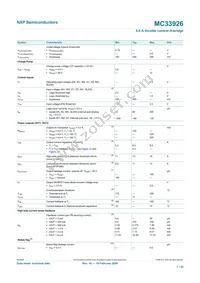 MC33926PNBR2 Datasheet Page 7