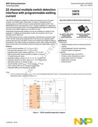 MC33978ESR2 Datasheet Cover