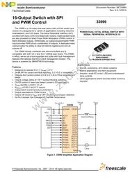 MC33999EKR2 Datasheet Cover