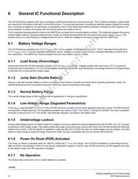 MC33CD1030AE Datasheet Page 21