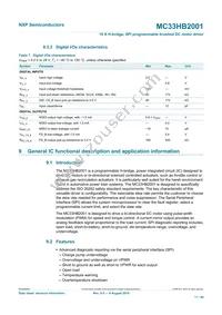 MC33HB2001FKR2 Datasheet Page 11