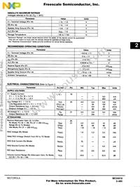 MC34018DWR2 Datasheet Page 3