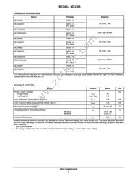 MC3403DG Datasheet Page 2