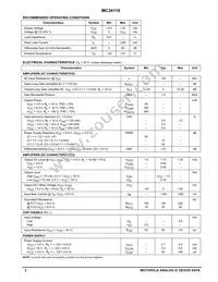 MC34119P Datasheet Page 2