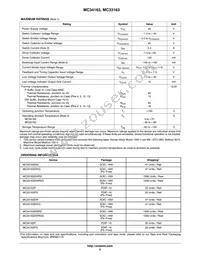 MC34163PG Datasheet Page 2